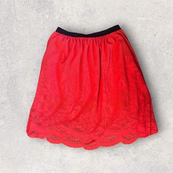Francesca's Collections Dresses & Skirts - Francesca’s lace coral skirt Sz S